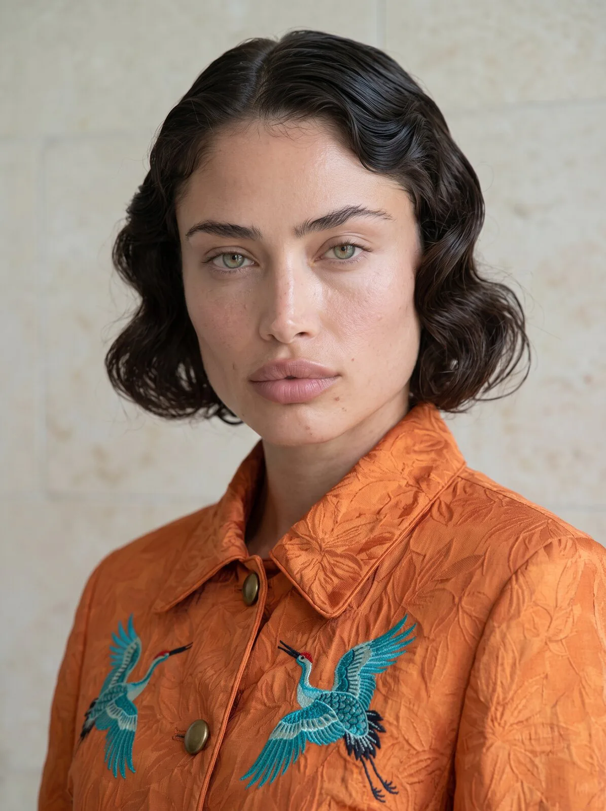 Close crop preserving the same fashion identity