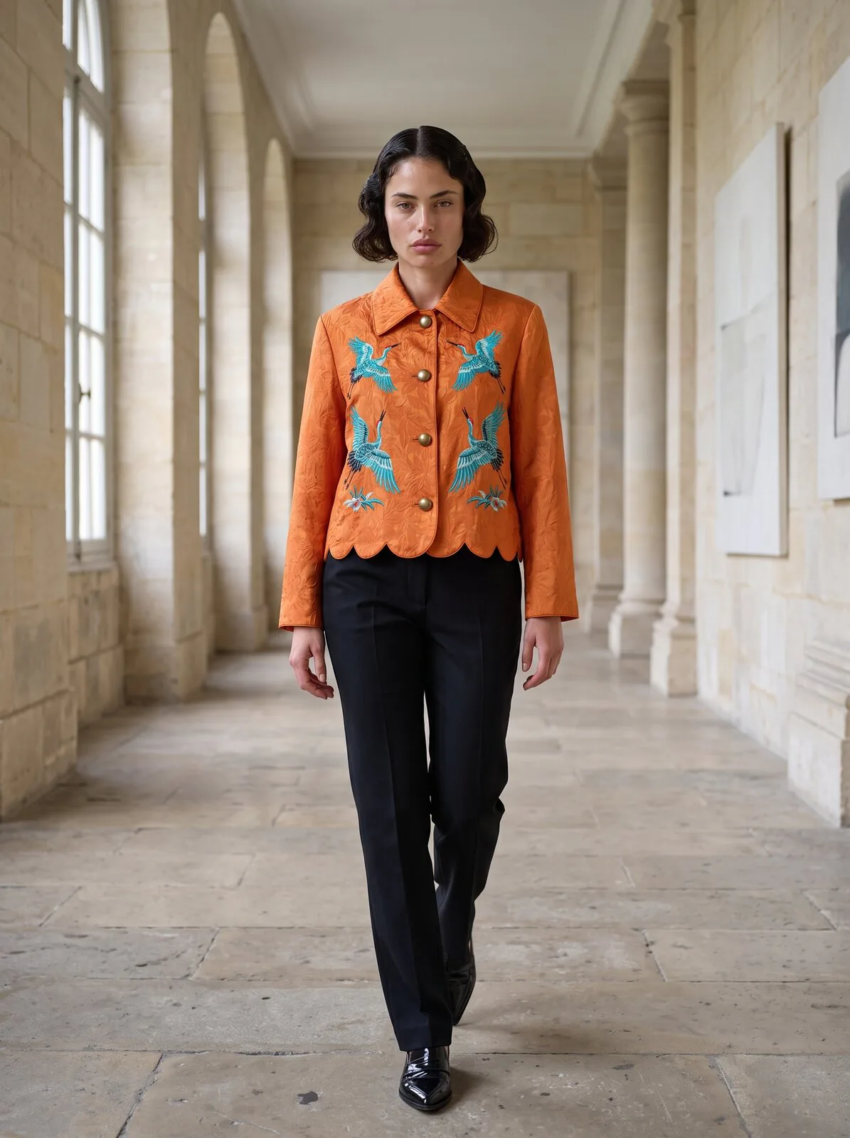 Fashion identity consistency benchmark in a movement pose