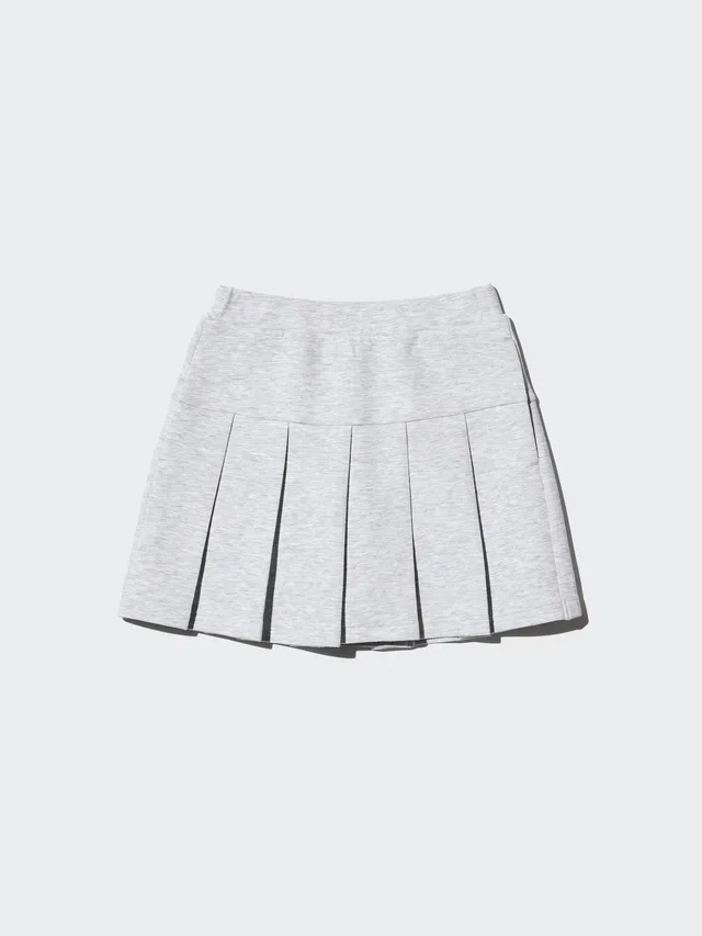 Grey pleated skirt product reference